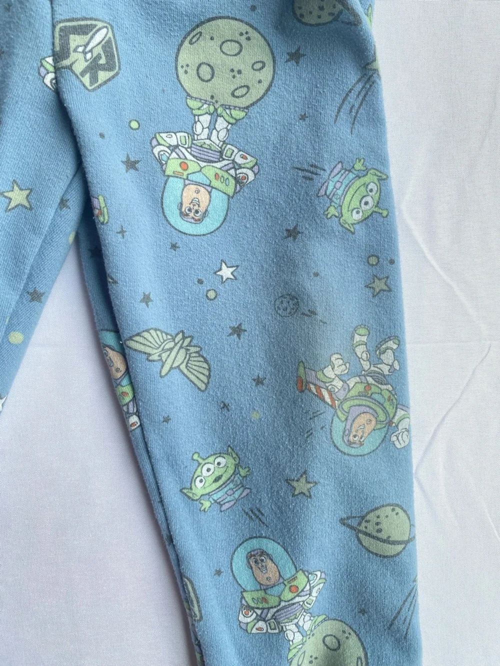 Disney Toddler 24m Buzz Lightyear Toy Story Matching Comfy Sweat Set Blue